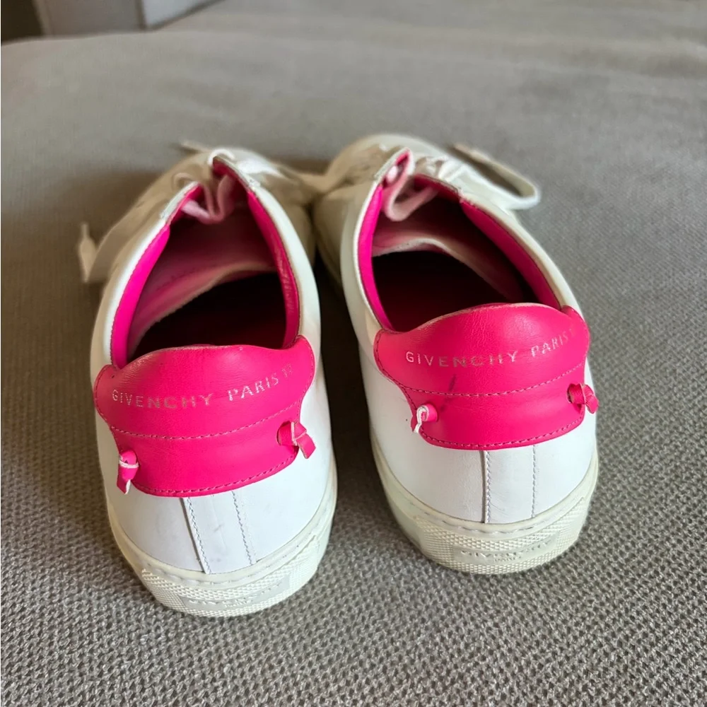 Givenchy Urban Knot Street Sneakers Pink and White - Picture 2 of 7